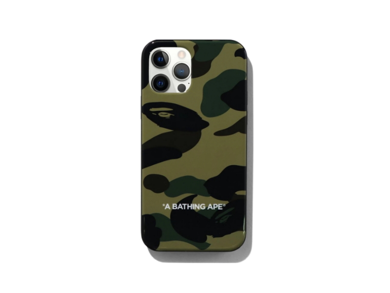 Защитный чехол BAPE 1st Camo iPhone 12 Pro Max Case Green