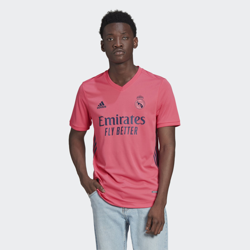 Футболка adidas Real Madrid Away Authentic Shirt 20/21 Pink Jersey Pink