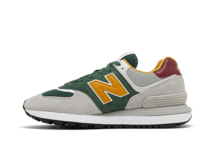 Кроссовки Junya Watanabe MAN x New Balance 574 Legacy 'Forest Green Varsity Yellow'