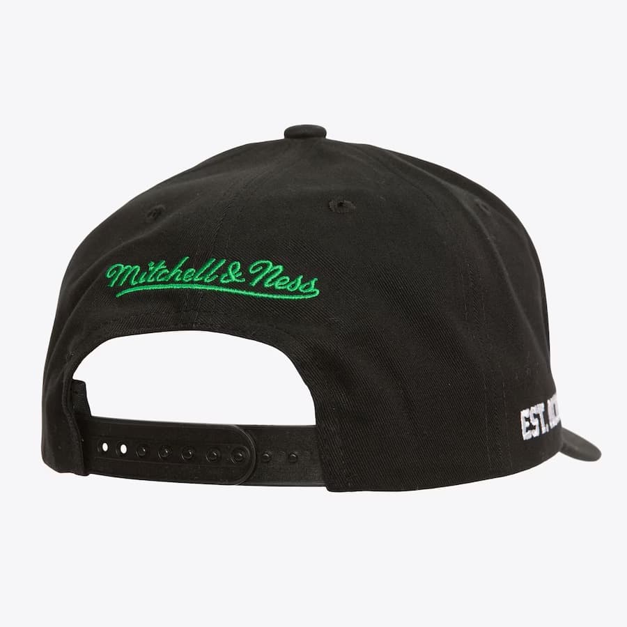 Mitchell-Ness-Black-Boston-Celtics-Hardwood-Classics-Big-Time-Pro-Snapback-Hat-1