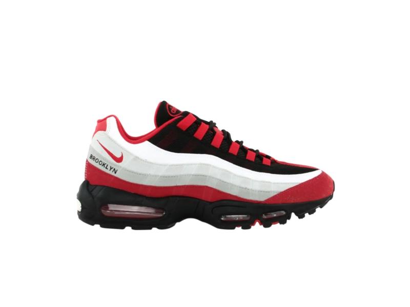 Кроссовки Nike Air Max 95 Id Black Varsity Red Grey White
