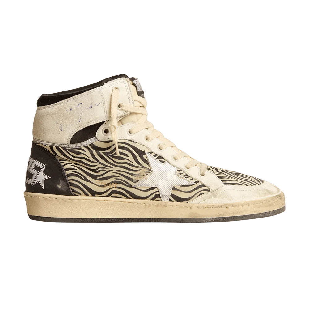 Кроссовки Golden Goose Wmns Sky Star LAB 'Zebra Print'
