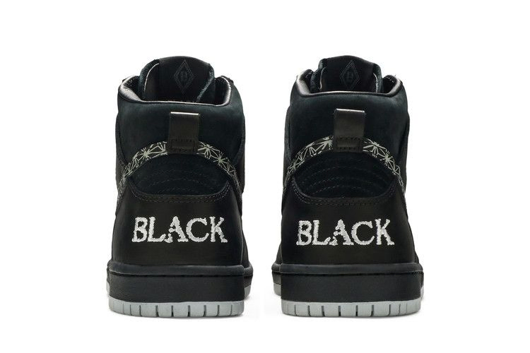 Кроссовки Black Bar x Nike SB Zoom Dunk High Pro 'Black'