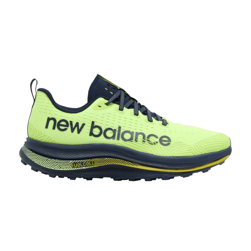 Кроссовки New Balance FuelCell SuperComp 'Bleached Lime Glow Navy'