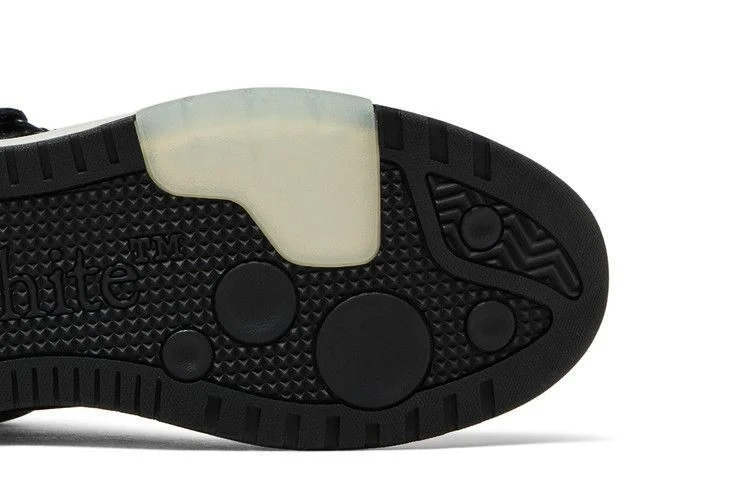 Кроссовки Off-White Out of Office Mid 'Black White Clear Sole'