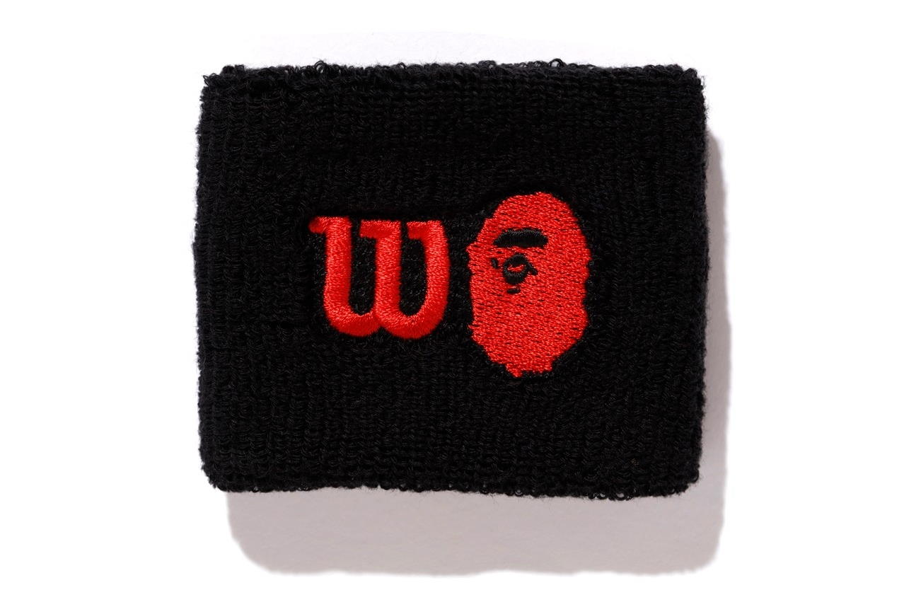Повязка на голову BAPE x Wilson Headband Black