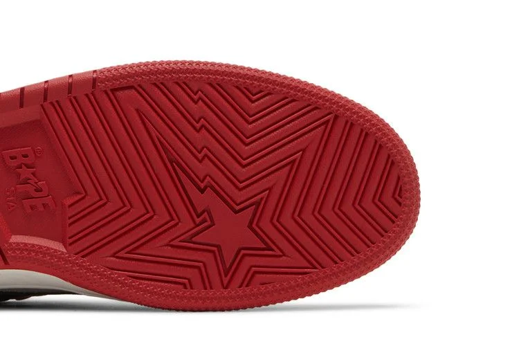 Кроссовки BAPE Sk8 Sta #1 'Red'