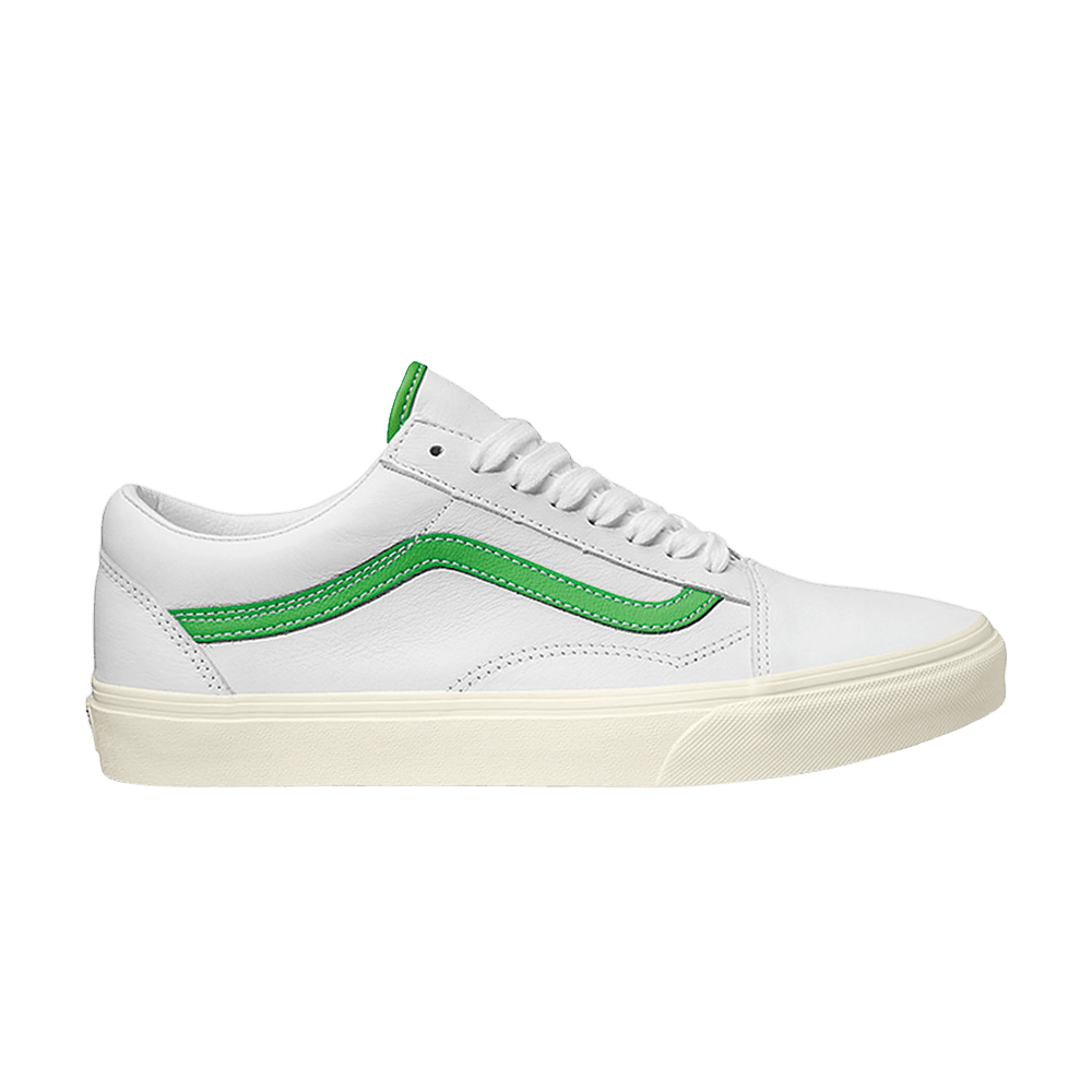 Vans Old Skool 'White Green Leather'
