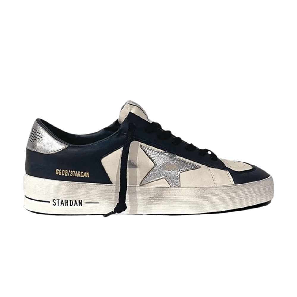 Krossovki-Golden-Goose-Stardan-Optic-White-Navy-Silver