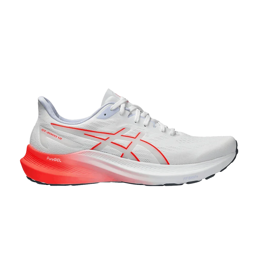 Кроссовки ASICS GT 2000 12 'White Sunrise Red'