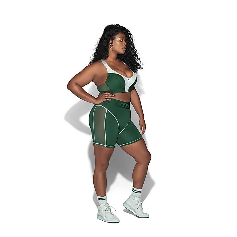 Спортивные шорты adidas Ivy Park Cycling Shorts (Plus Size) Dark Green