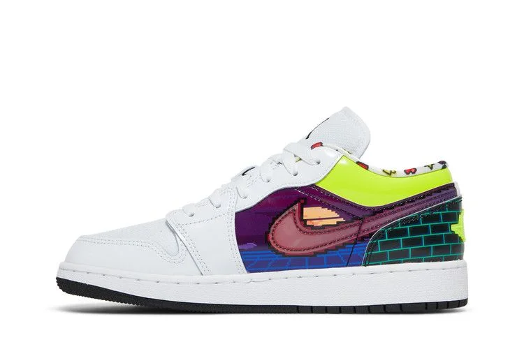 Кроссовки Air Jordan 1 Low GS 'Old School Gaming'