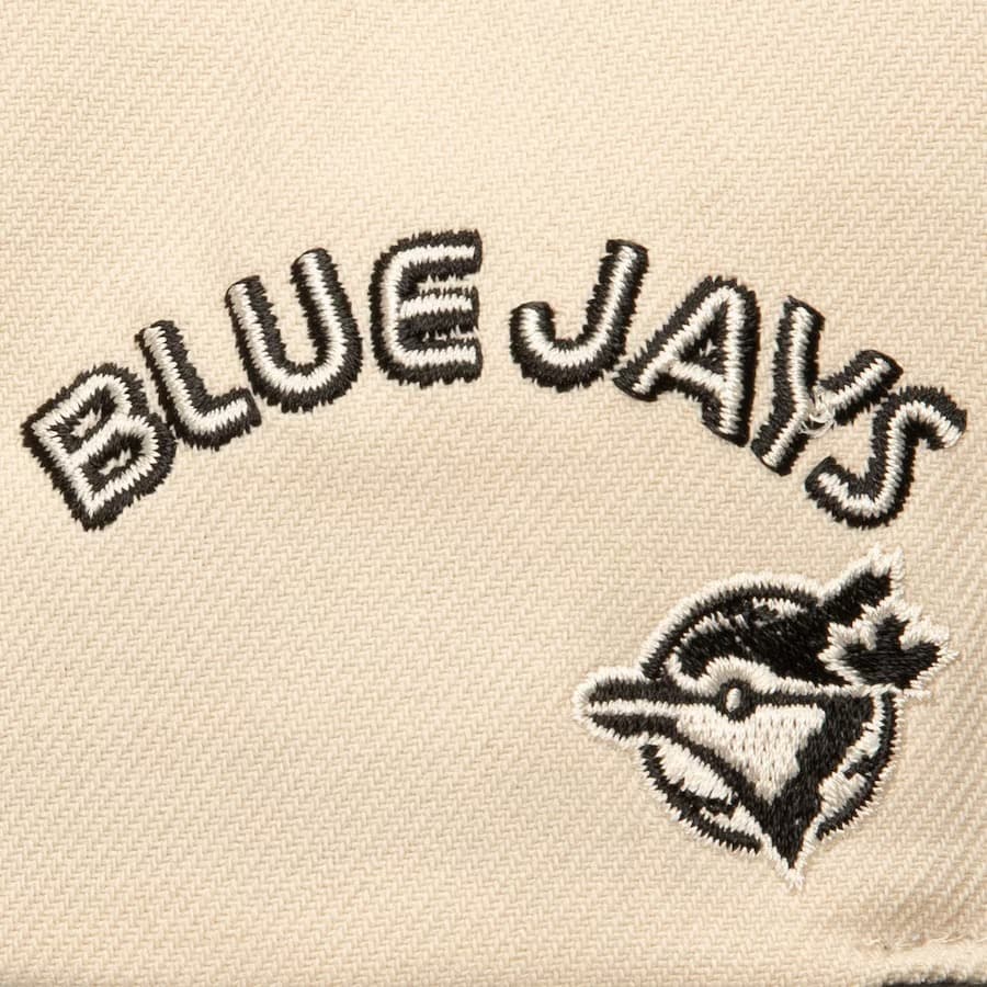 Бейсболка Mitchell & Ness Off White Toronto Blue Jays Cooperstown Collection Snapback Hat