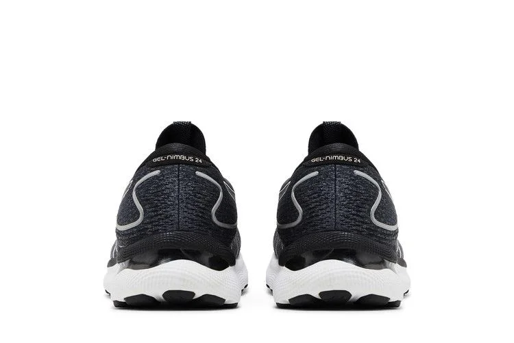 Кроссовки Asics Gel Nimbus 24 2E Wide 'Black White'