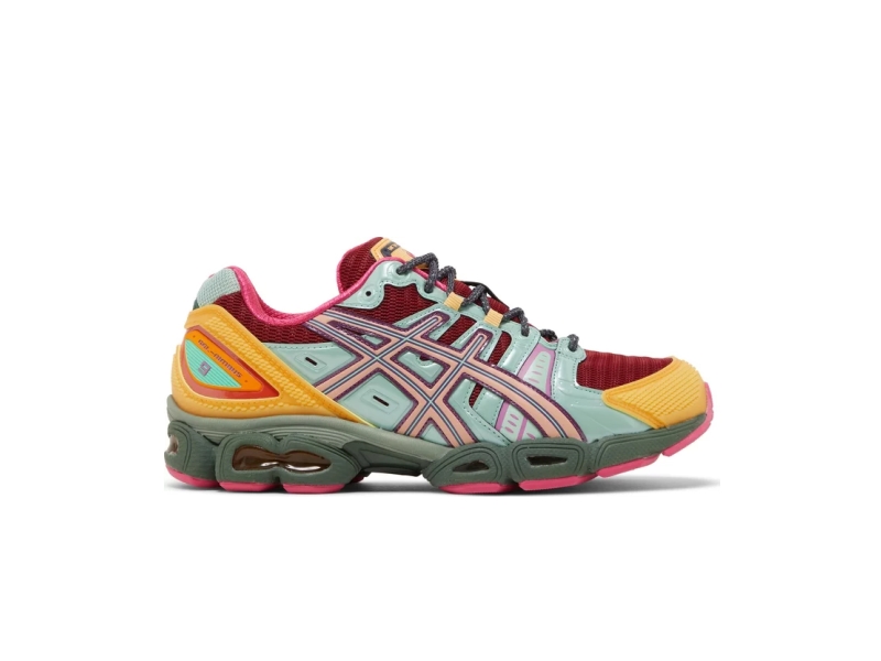 Кроссовки Brain Dead x Asics Gel Nimbus 9 Rio Red Apricot
