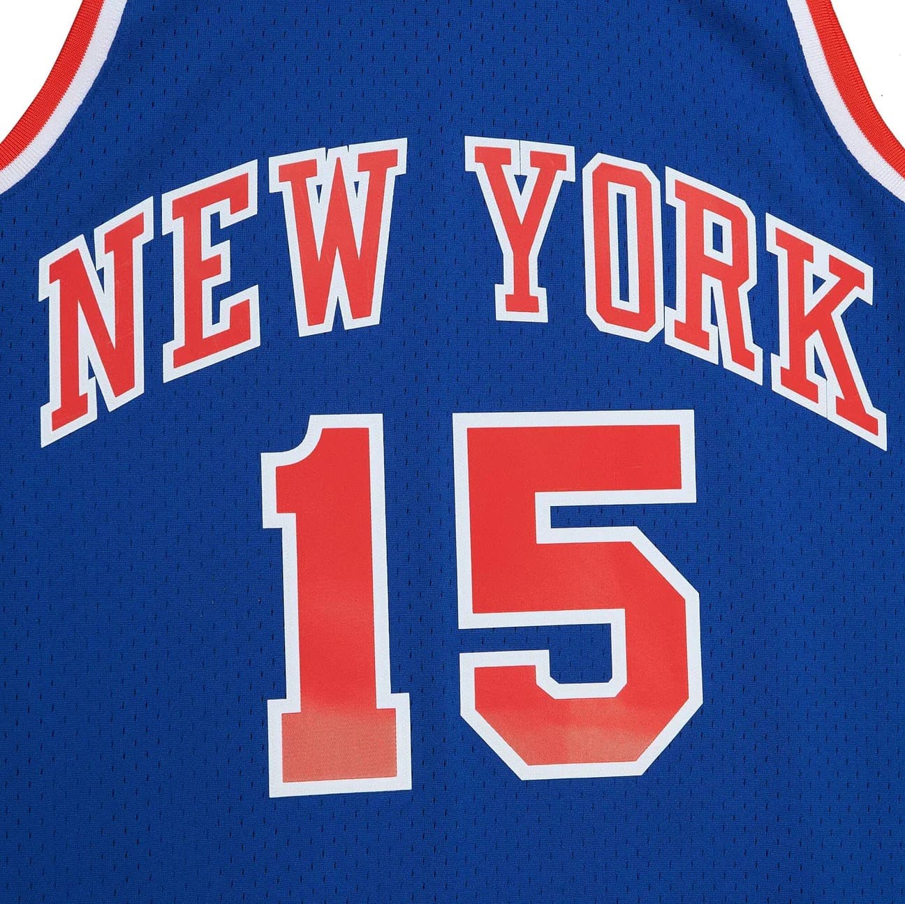 Баскетбольная джерси 1972-73 New York Knicks Earl Monroe #15 Swingman Hardwood Classics Blue Jersey