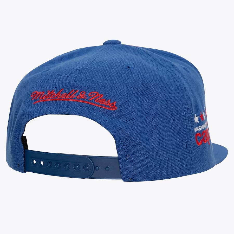 Бейсболка Mitchell & Ness Blue Washington Capitals Retro Sport Vintage Snapback Hat
