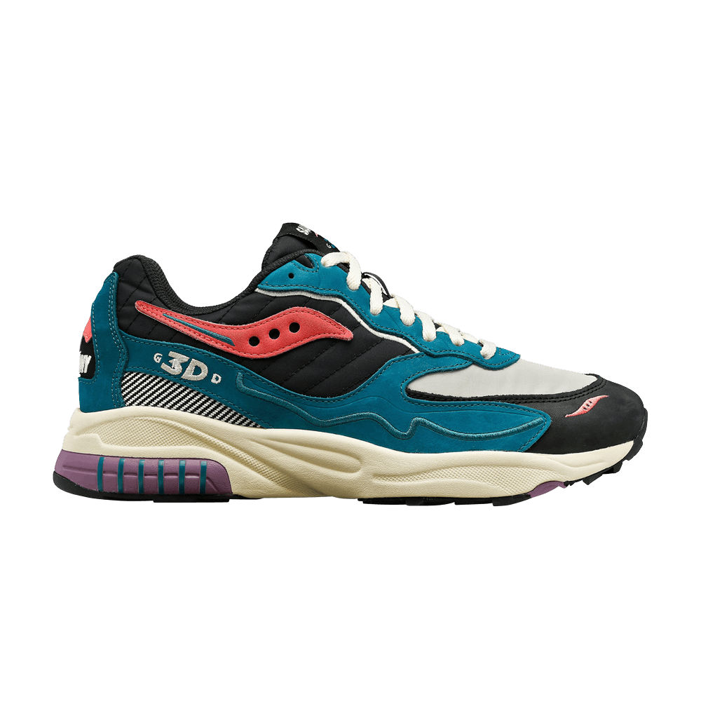 Кроссовки Saucony 3D Grid Hurricane 'Green Black'