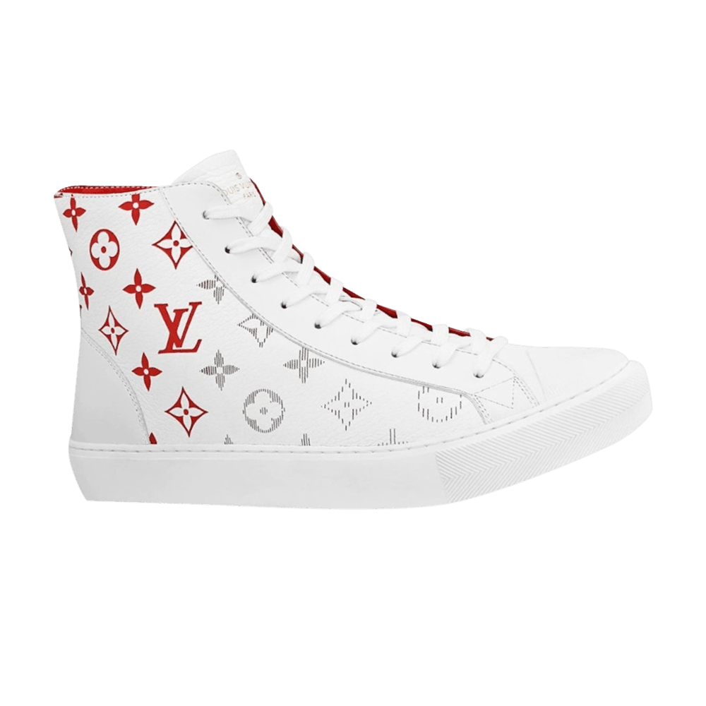 Кроссовки Louis Vuitton Tattoo Sneaker Boot 'Monogram - White Red'