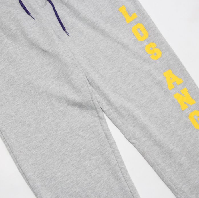 Спортивные штаны 2019 Los Angeles Lakers Pants Grey