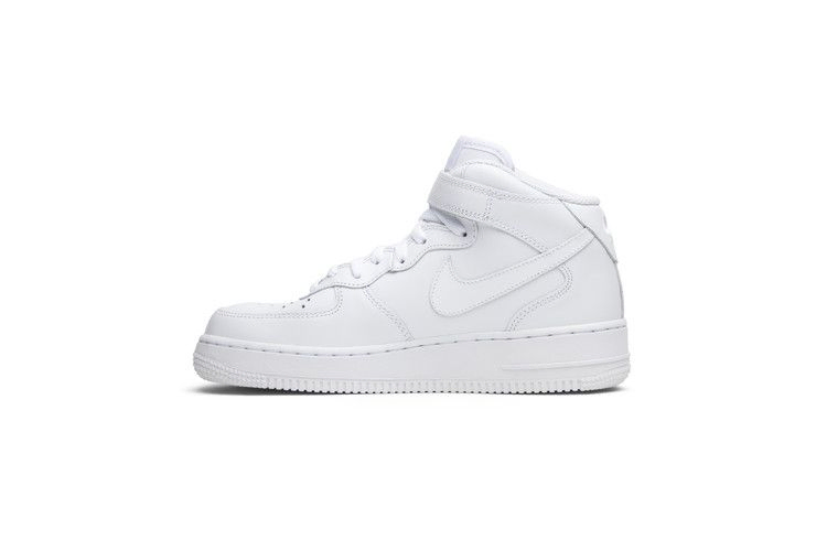 Кроссовки Nike Wmns Air Force 1 Mid 07 Leather 'Triple White'