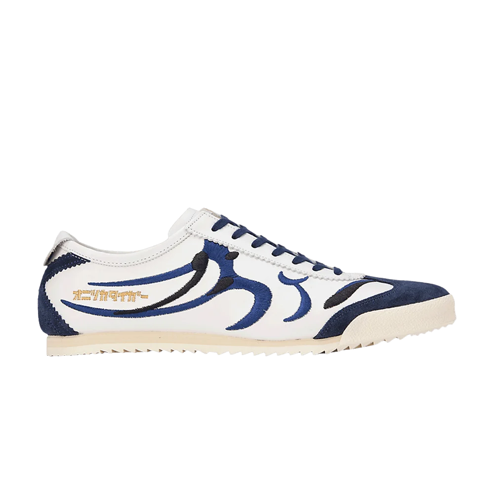 Кроссовки Onitsuka Tiger Mexico 66 Deluxe 'Kumadori - White Peacoat'