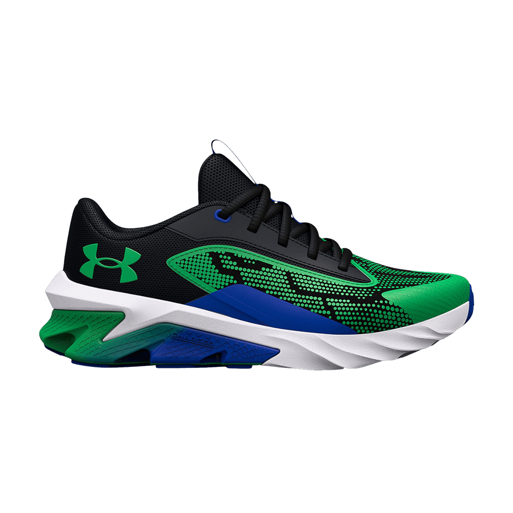 Кроссовки Under Armour Charged Scramjet 4 GS 'Black Versa Blue'