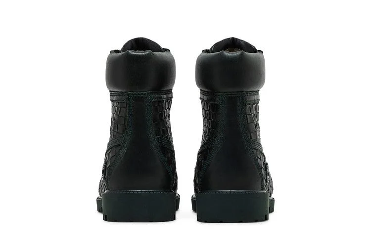Timberland 6 Inch Premium Boot 'Woven Leather - Dark Green'