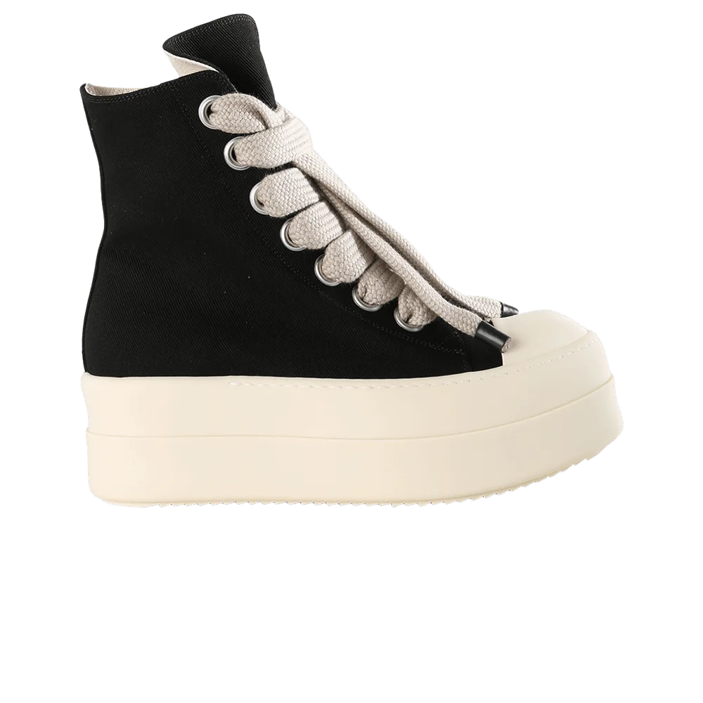 Кроссовки Rick Owens DRKSHDW Mega Bumper Jumbolace Sneaker 'Black MIlk'