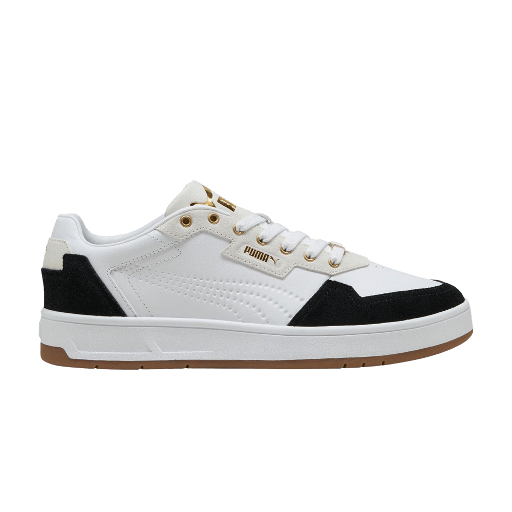 Кроссовки Puma Court Classic Lux SD 'White Black'