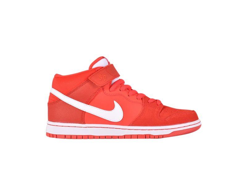 Кроссовки Nike Dunk Mid Pro SB Lt Crimson White
