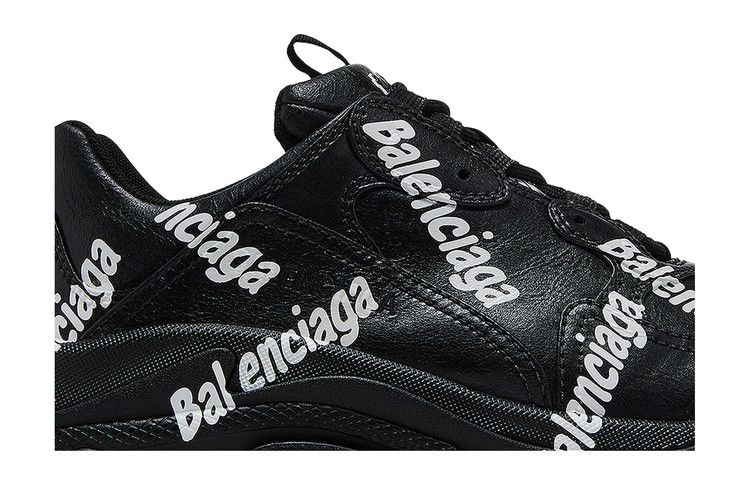Кроссовки Balenciaga Triple S 'Logotype - Black'