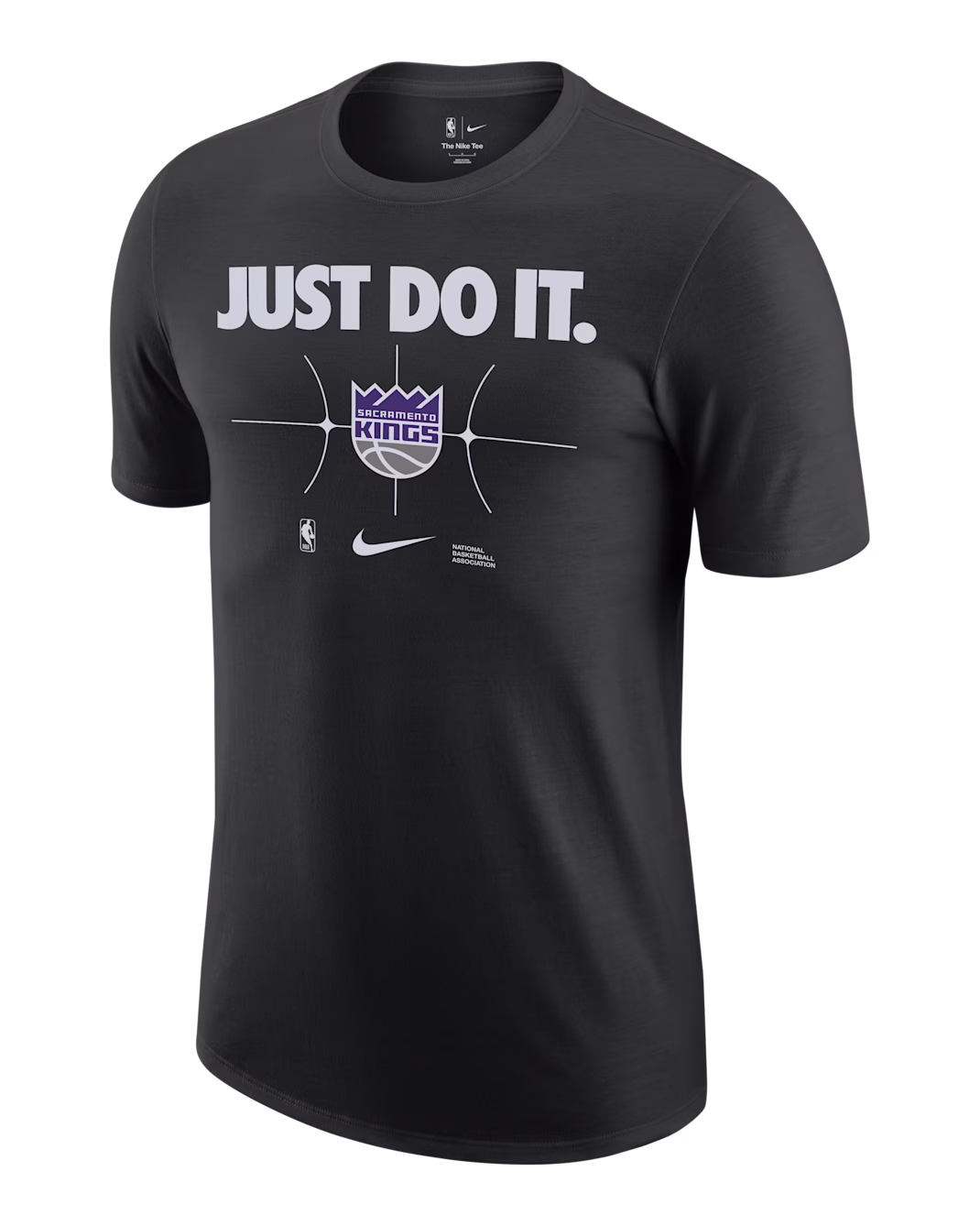 Мужская футболка Nike NBA Sacramento Kings Essential JUST DO IT Black