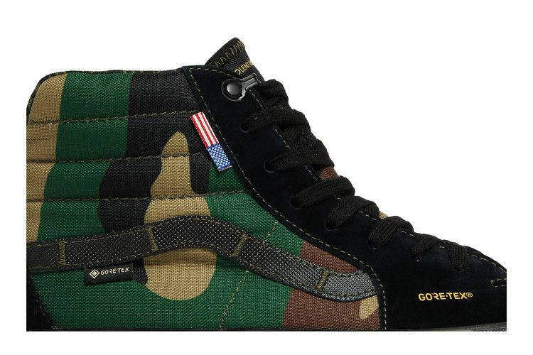 DEFCON x Vans Sk8-Hi Notchback GTX 'Black Woodland Camo'