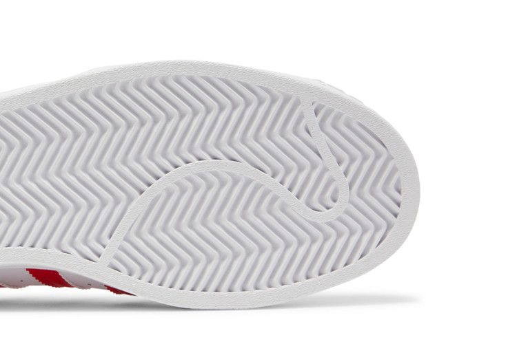 Кроссовки adidas Superstar 'White Vivid Red'