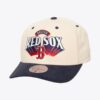 Mitchell-Ness-Cream-Boston-Red-Sox-Horizon-Pro-Crown-Snapback-Hat-100x100