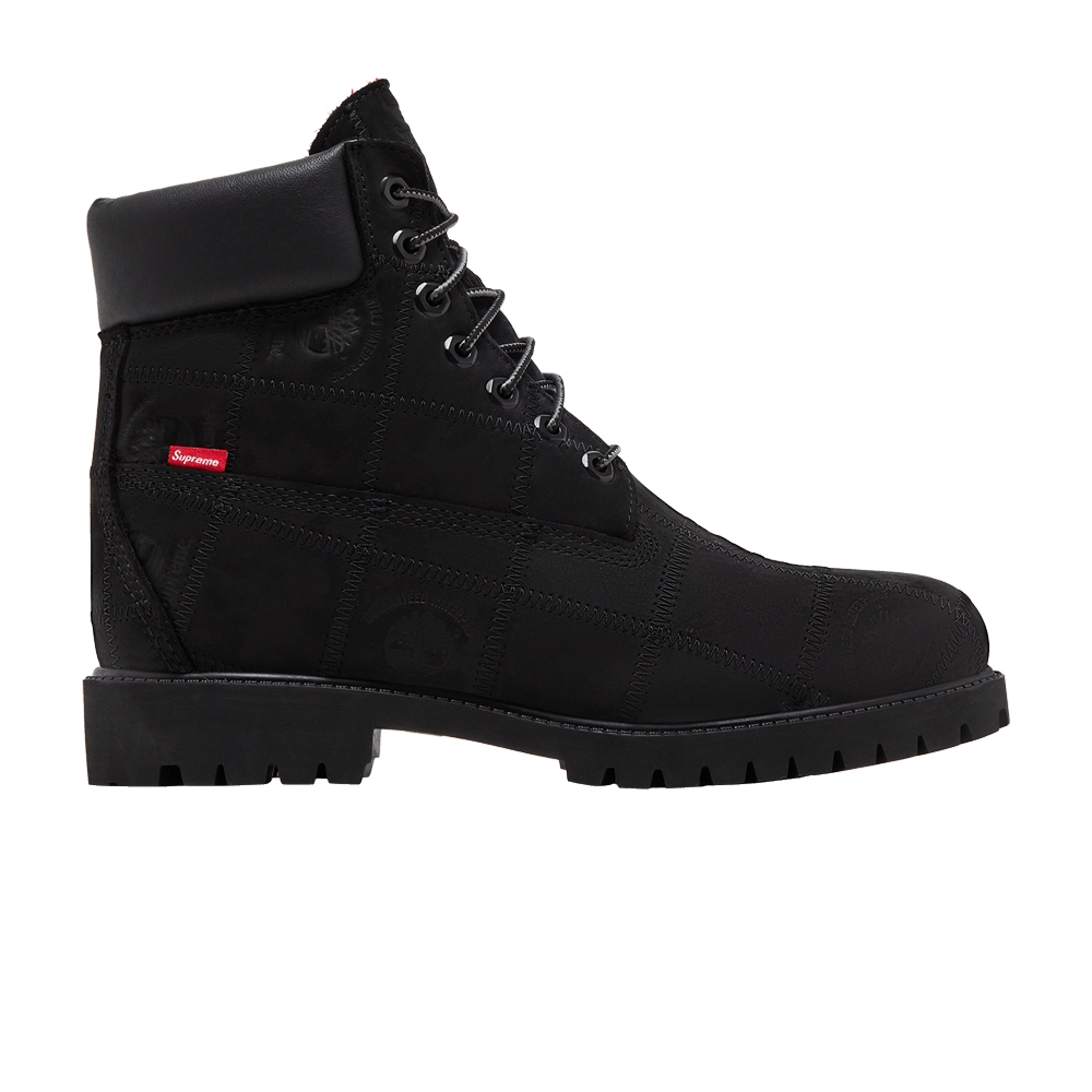 Кроссовки Supreme x Timberland 6 Inch Premium Waterproof Boot 'Patchwork - Black'