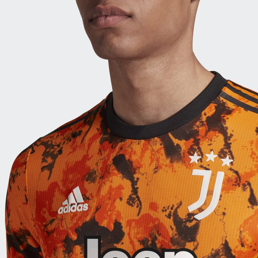 Футболка adidas Juventus Maglia Gara Third Authentic 2020/21 Jersey Orange