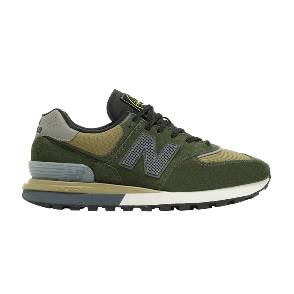Кроссовки Stone Island x New Balance 574 Legacy 'Dark Green'