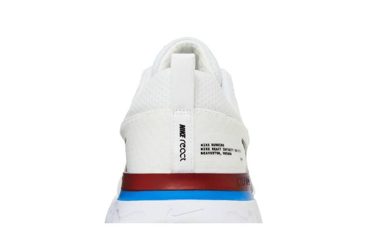 Кроссовки Nike React Infinity Run Flyknit 3 'White Photo Blue Red'