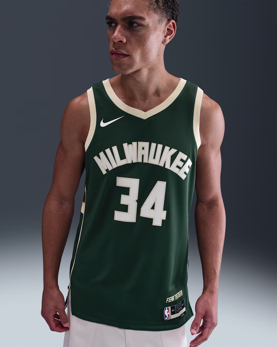 Баскетбольное джерси Nike NBA Giannis Antetokounmpo MIL 24-25 Icon Edition Swingman