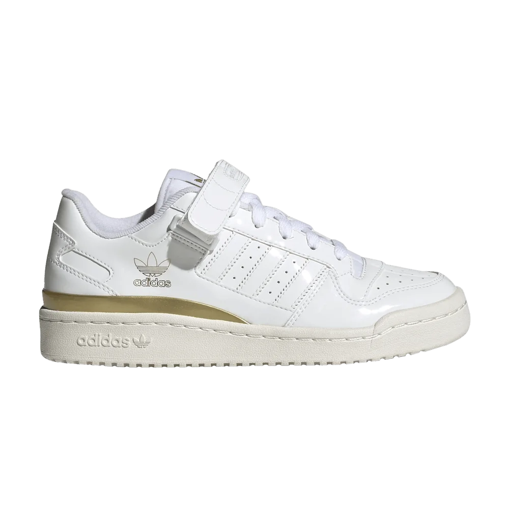 Krossovki-Adidas-Wmns-Forum-Low-White-Matte-Gold