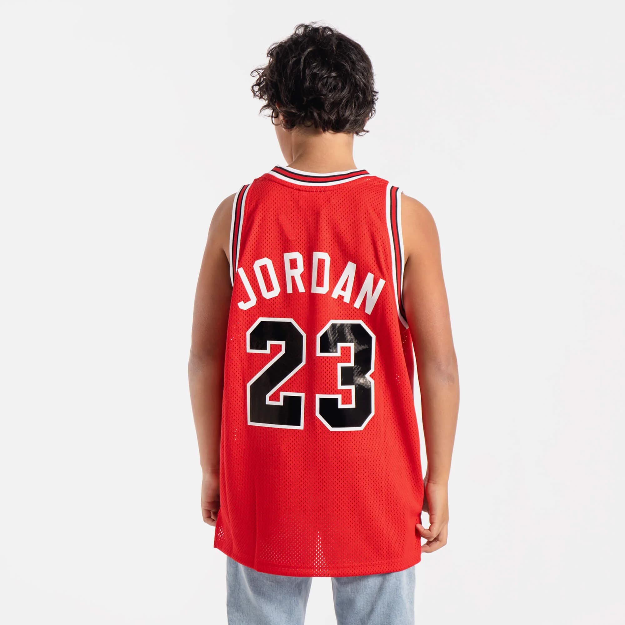 Баскетбольная джерси 1984-85 Chicago Bulls Michael Jordan #23 Youth Authentic Rookie Red Jersey