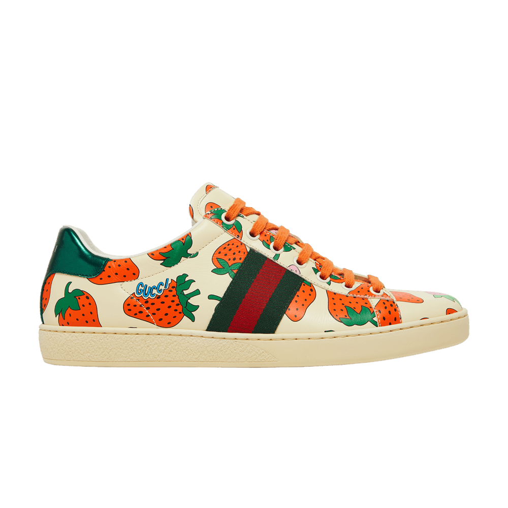 Кроссовки Gucci Wmns Ace 'Strawberry White'