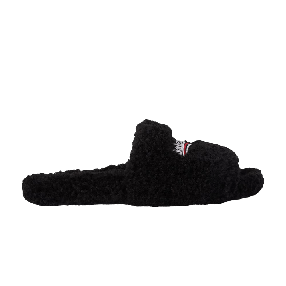 Кроссовки Balenciaga Wmns Furry Slides 'Black'