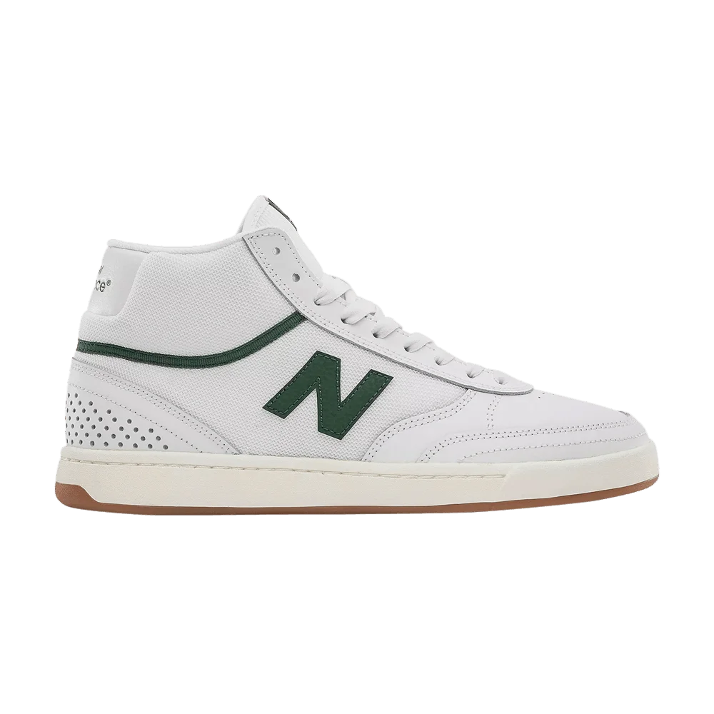 Krossovki-New-Balance-Numeric-440-High-White-Green