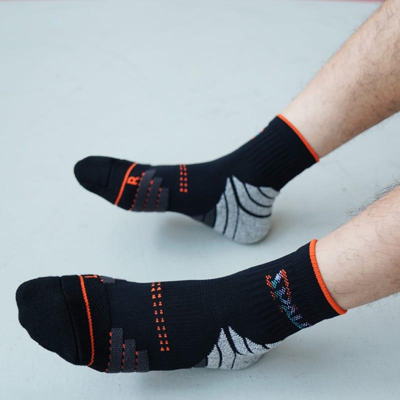 Ehot-Black-Red-Spalding-Quarter-Socks