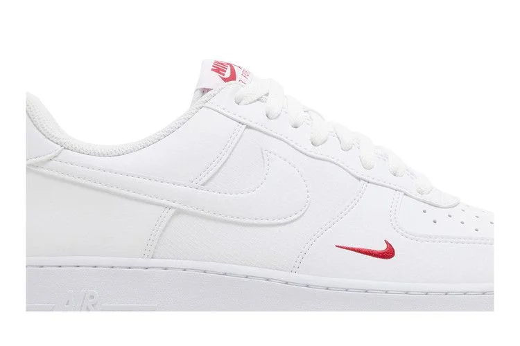 Кроссовки Nike Air Force 1 '07 'Red Mini Swoosh'