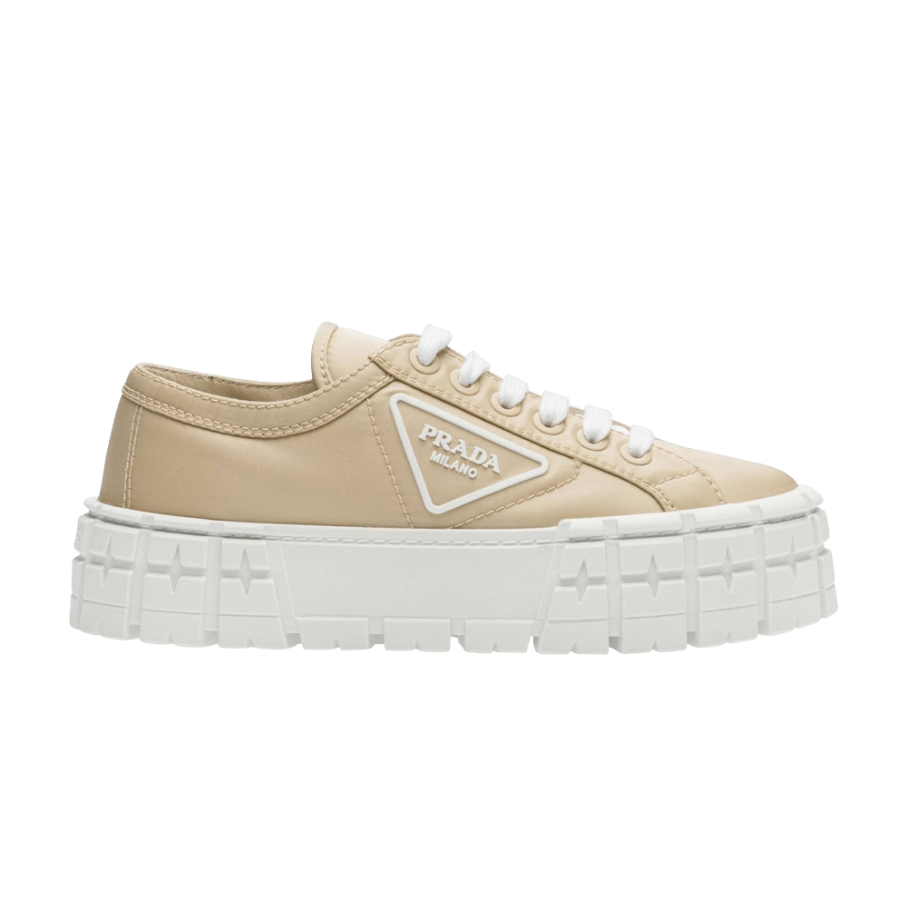 Кроссовки Prada Wmns Gabardine Wheel Platform 'Light Brown'