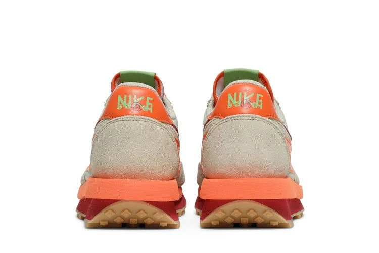 Кроссовки sacai x Clot x Nike LDWaffle 'Net Orange Blaze'